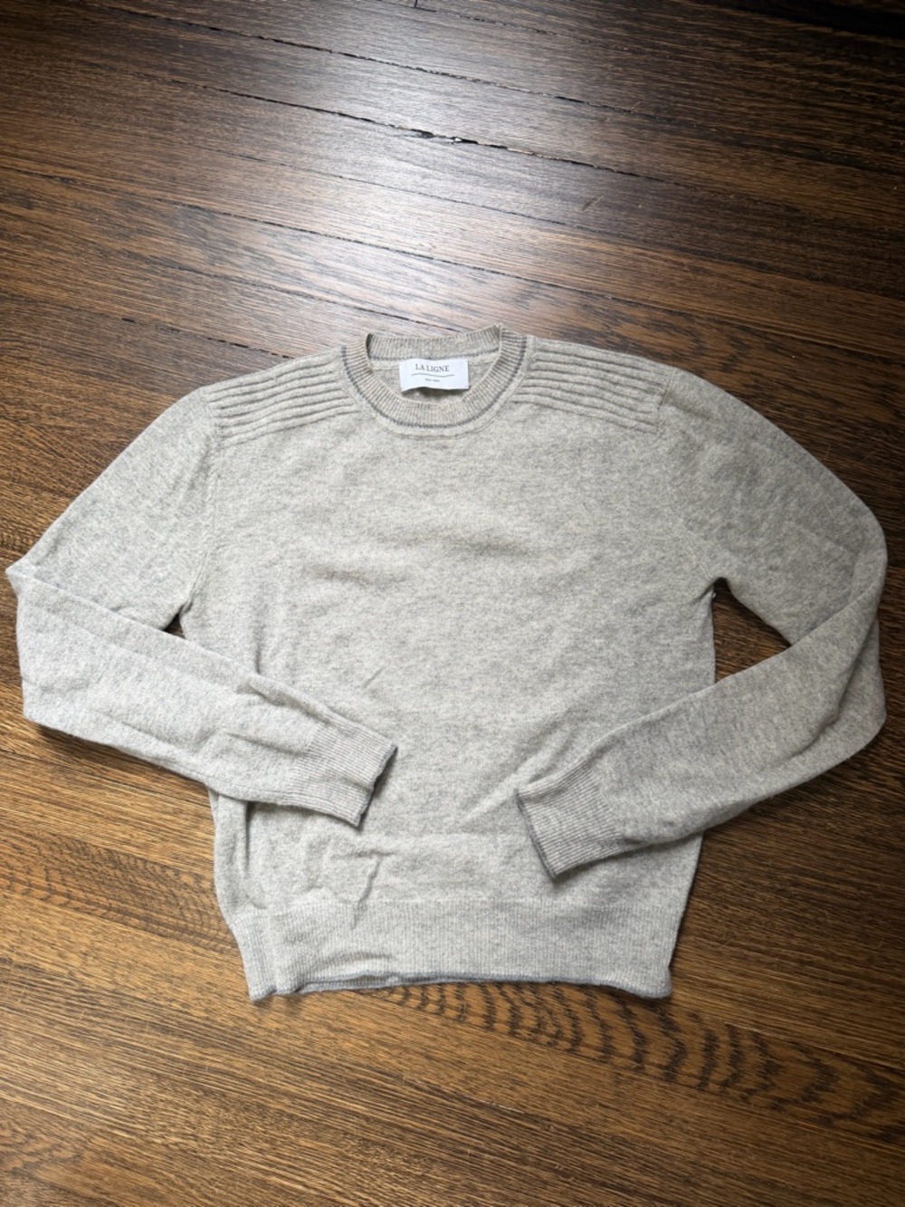 La Ligne Light Gray Knit Sweater